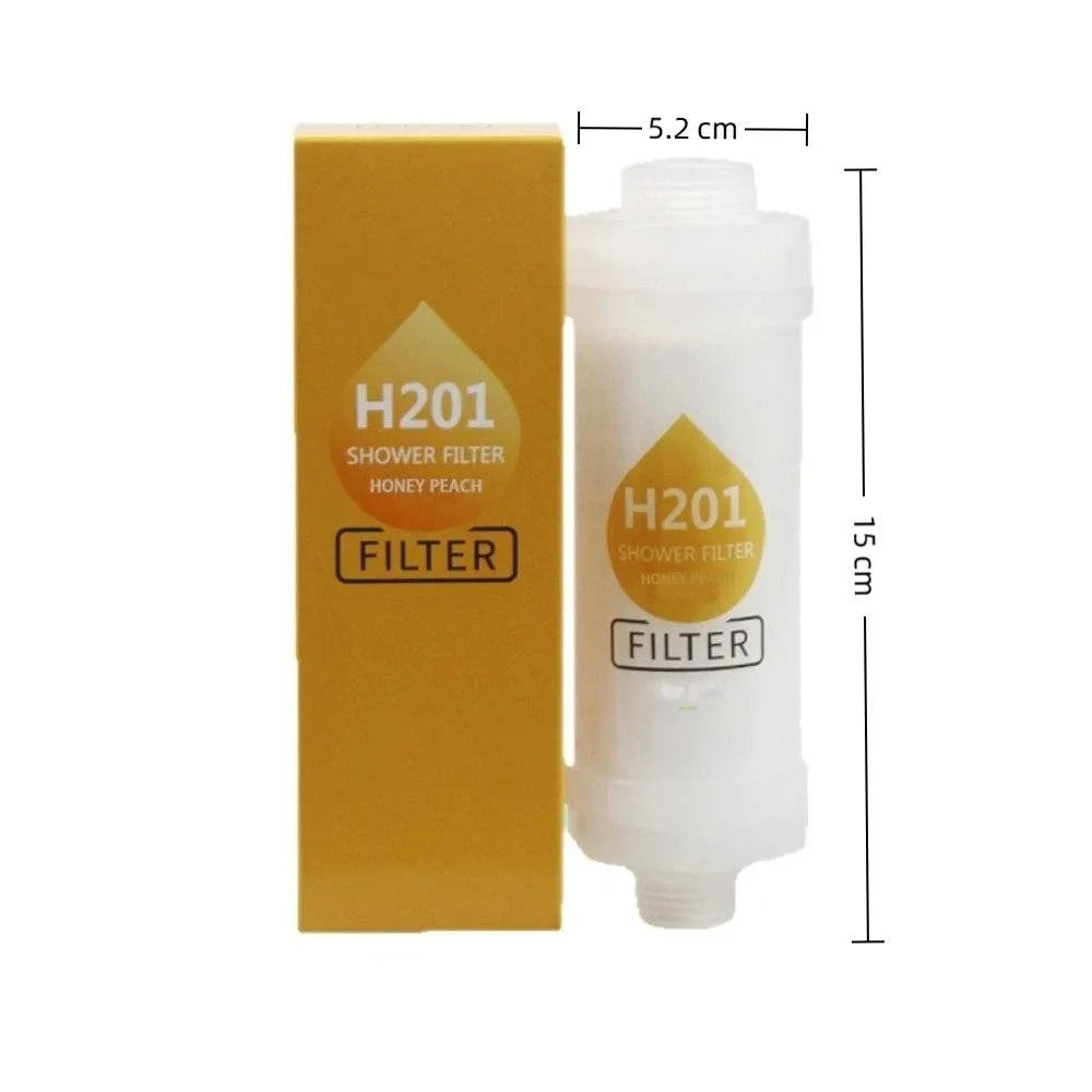 High Pressure Vitamin C Shower Head Filter Bathing Skincare Lavender Shower Scented Spa Grade Anti-scaling Shower Purifier